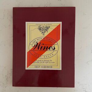 The Book of European Wines by John Booth Hardcover Product of Europe NWOT